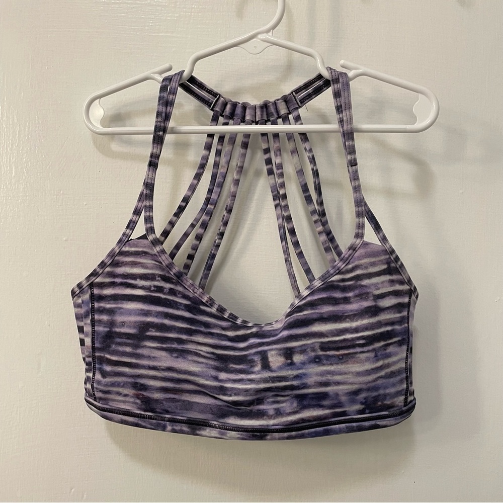 Lululemon Lighten Up Bra New Horizon Multi Purple